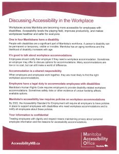 Discussing Accessibility in the Workplace