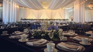 Harvest Hall with wedding decor
