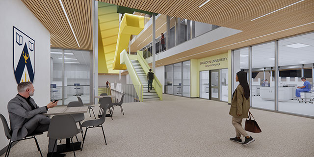 Brodie Science Centre renovation (renderings courtesy Prairie Architects Inc.)