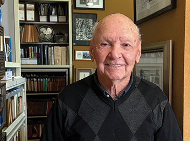 Michael Chernoff in his home office