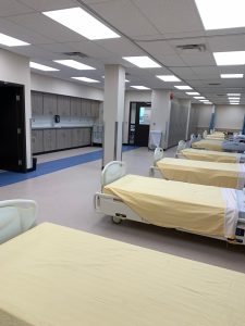 A nursing skills lab at the Winnipeg Campus