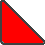 Triangular red button (glowing)