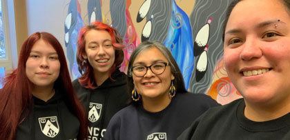 Indigenous Student Transition Program Students & Coordinator